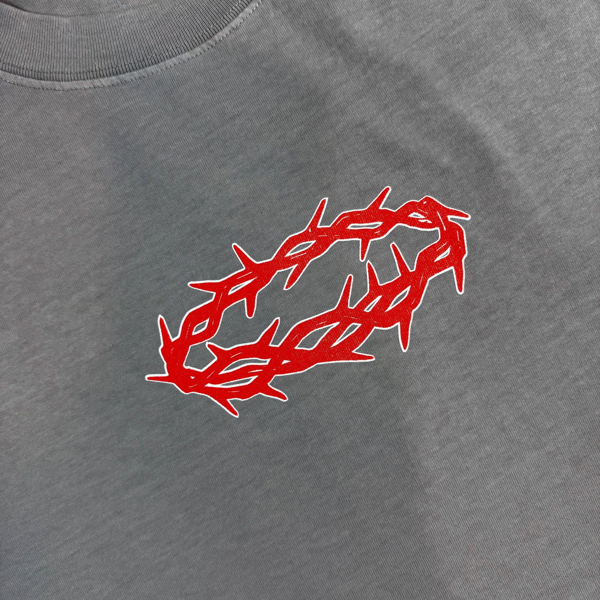 BY HIS BLOOD (FADED GREY)