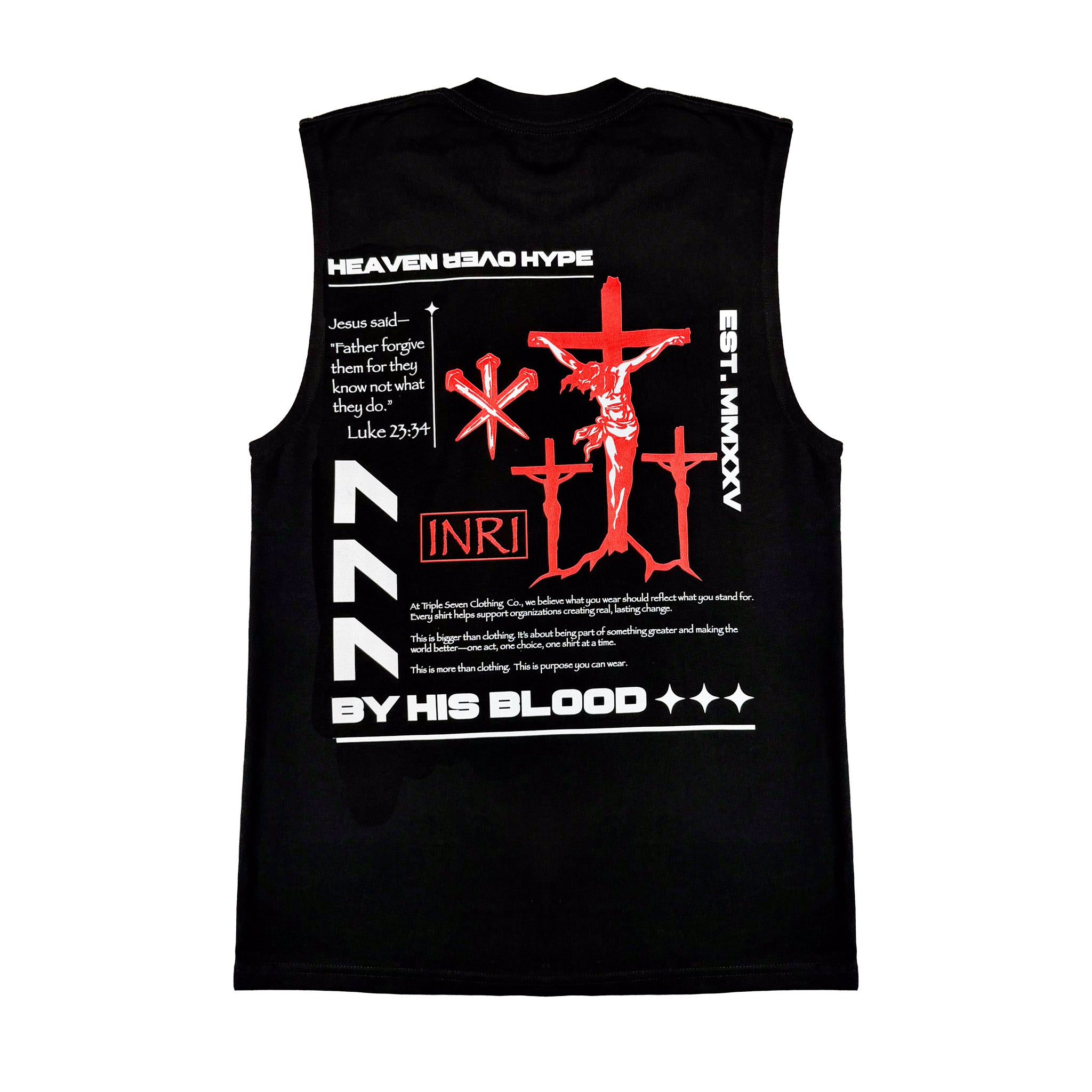 BY HIS BLOOD (BLACK TANK)